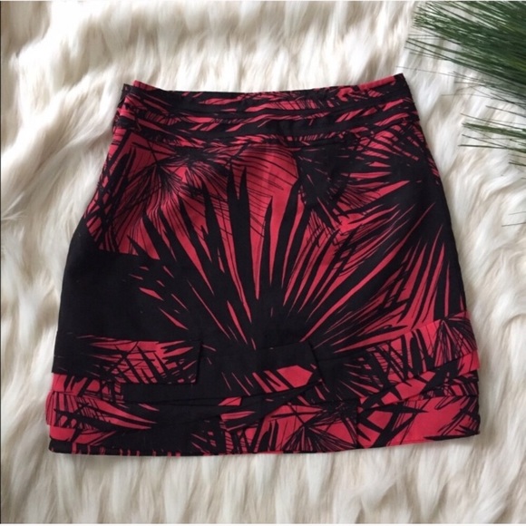 •The Limited• palm print mini skirt - Picture 2 of 4
